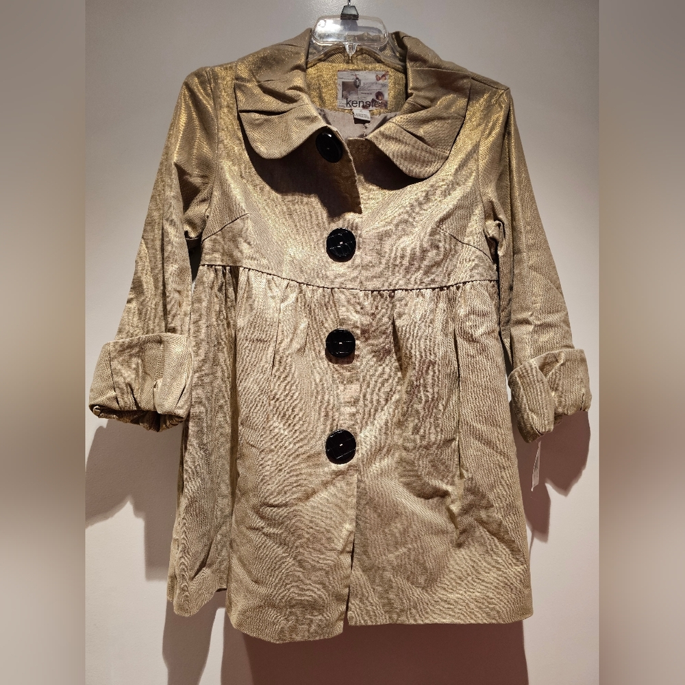 New Womens kensie coat jacket cover shirt size 12 - Picture 2 of 4